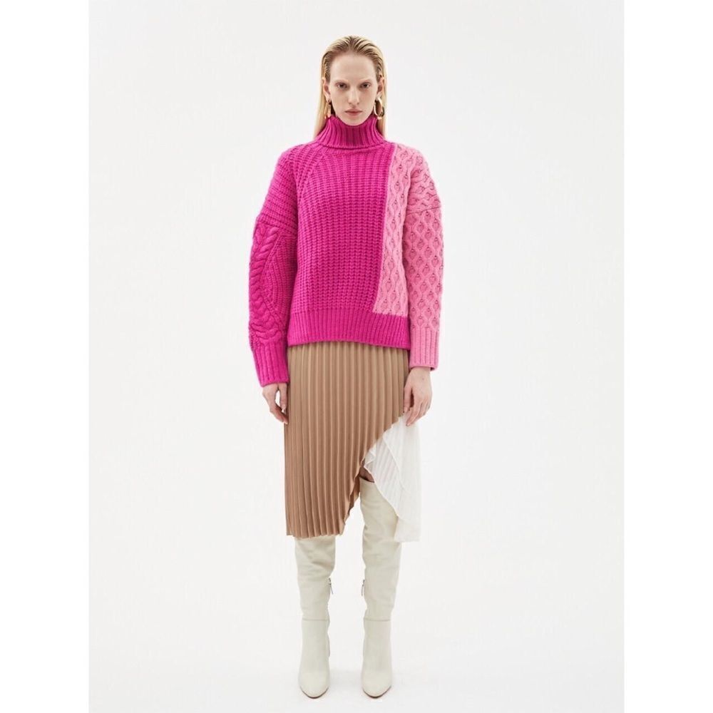 Andersson Bell Alto Wool blend contrast sweater